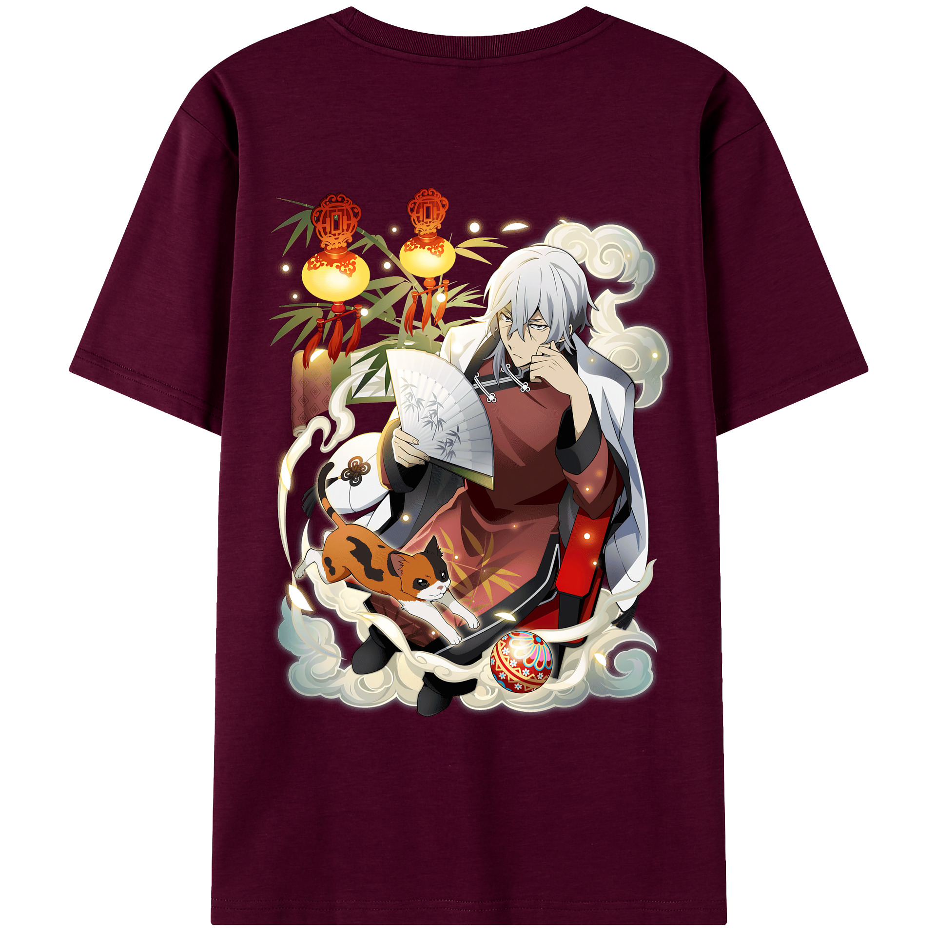 （画像用） 文豪ストレイドッグス Bungo Stray Dogs レディース半袖Tシャツ(バックプリント)